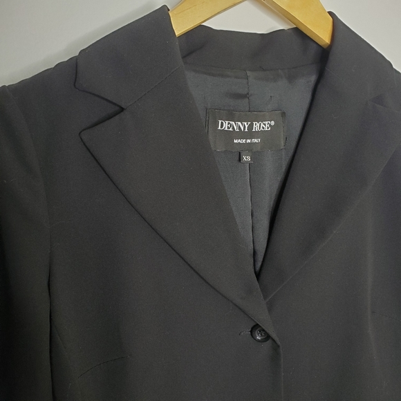 DENNY ROSE black long blazer - Picture 4 of 7